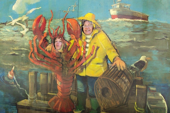 idamarie, beth as lobster and lobsterman-landa